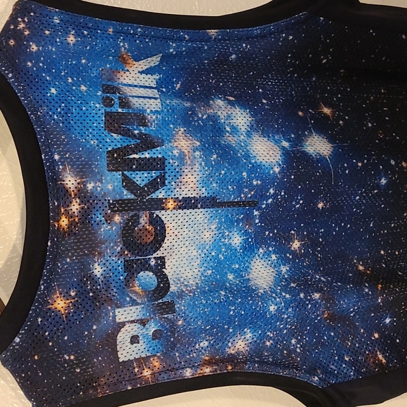 Black Milk Galaxy Blue Shooter Mesh Jersey M - Picture 6 of 8